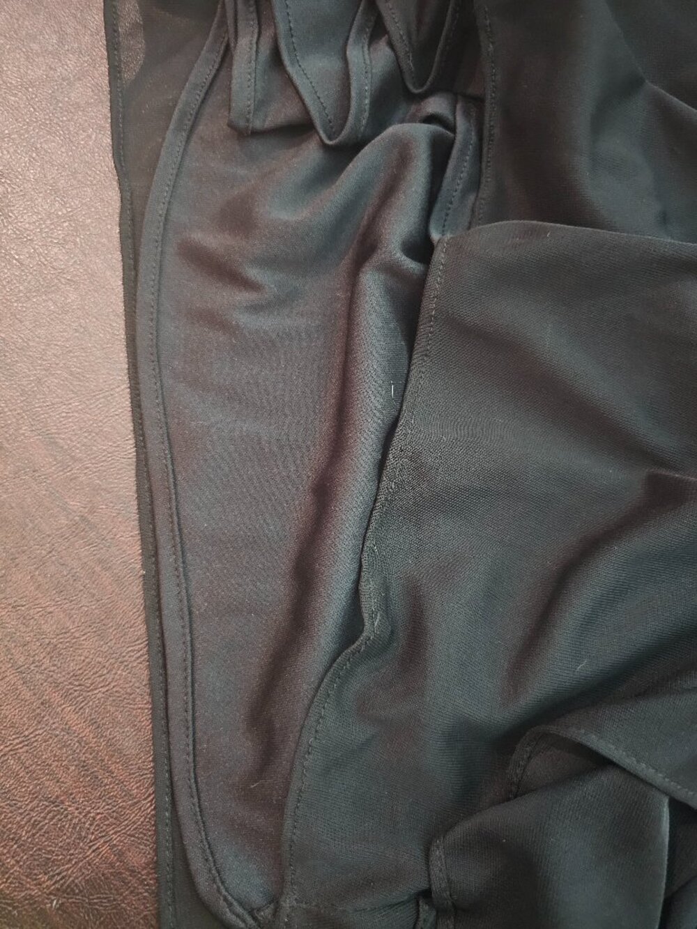 Betsy & Adam Black Halter Style Evening Gown size 14 Large Stretch Prom Wedding - Picture 15 of 16